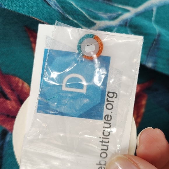 ODDI Teal Long Sleeve Floral Print Collared V-Neck Mini Dress Size M ODDY - Picture 10 of 14